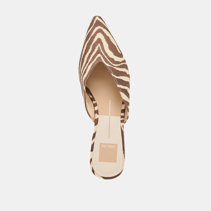 ELM FLATS BEIGE ZEBRA RAFFIA