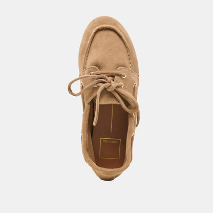 FLORAH LOAFERS TAUPE SUEDE