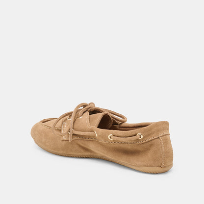FLORAH LOAFERS TAUPE SUEDE