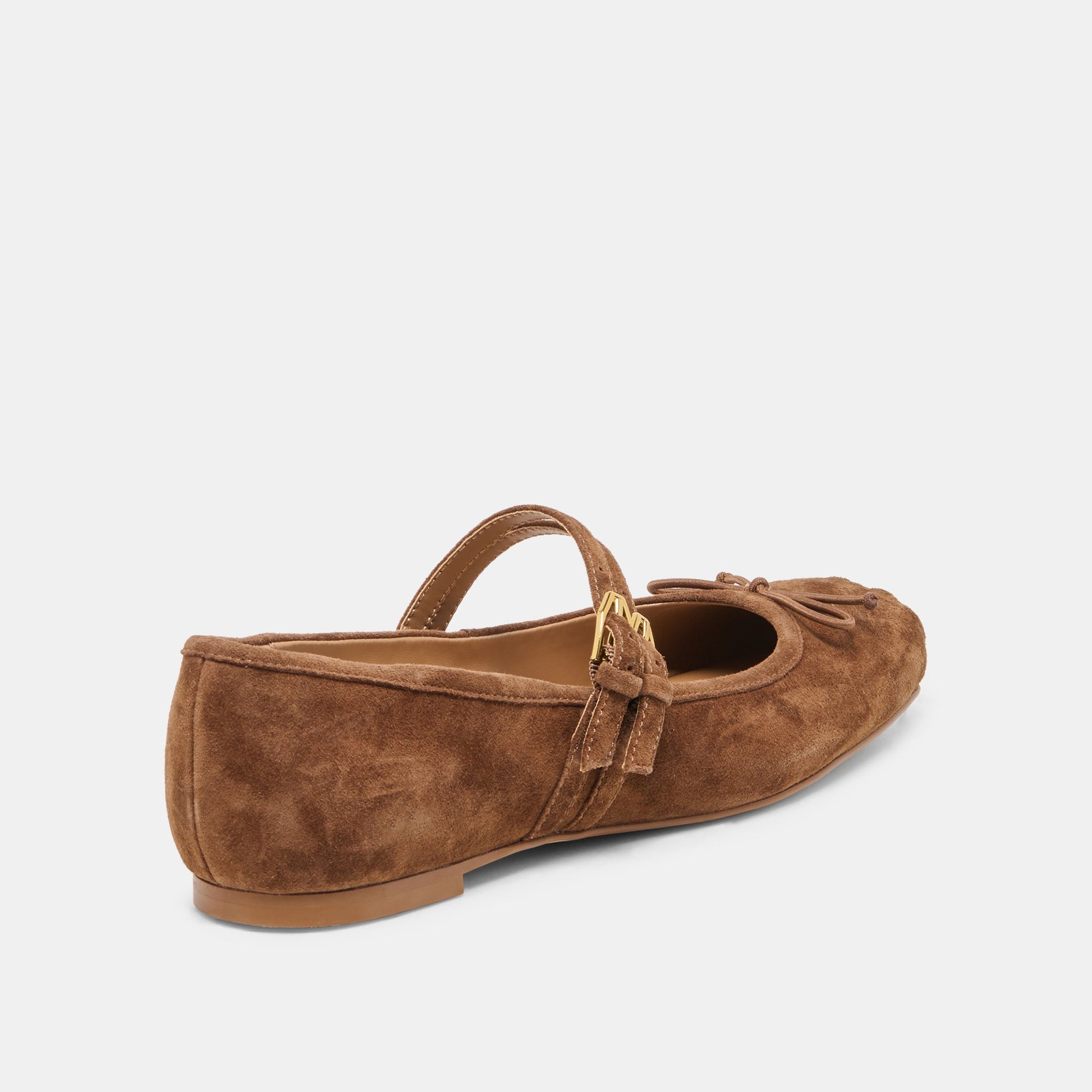 GIBSEN BALLET FLATS COCOA SUEDE