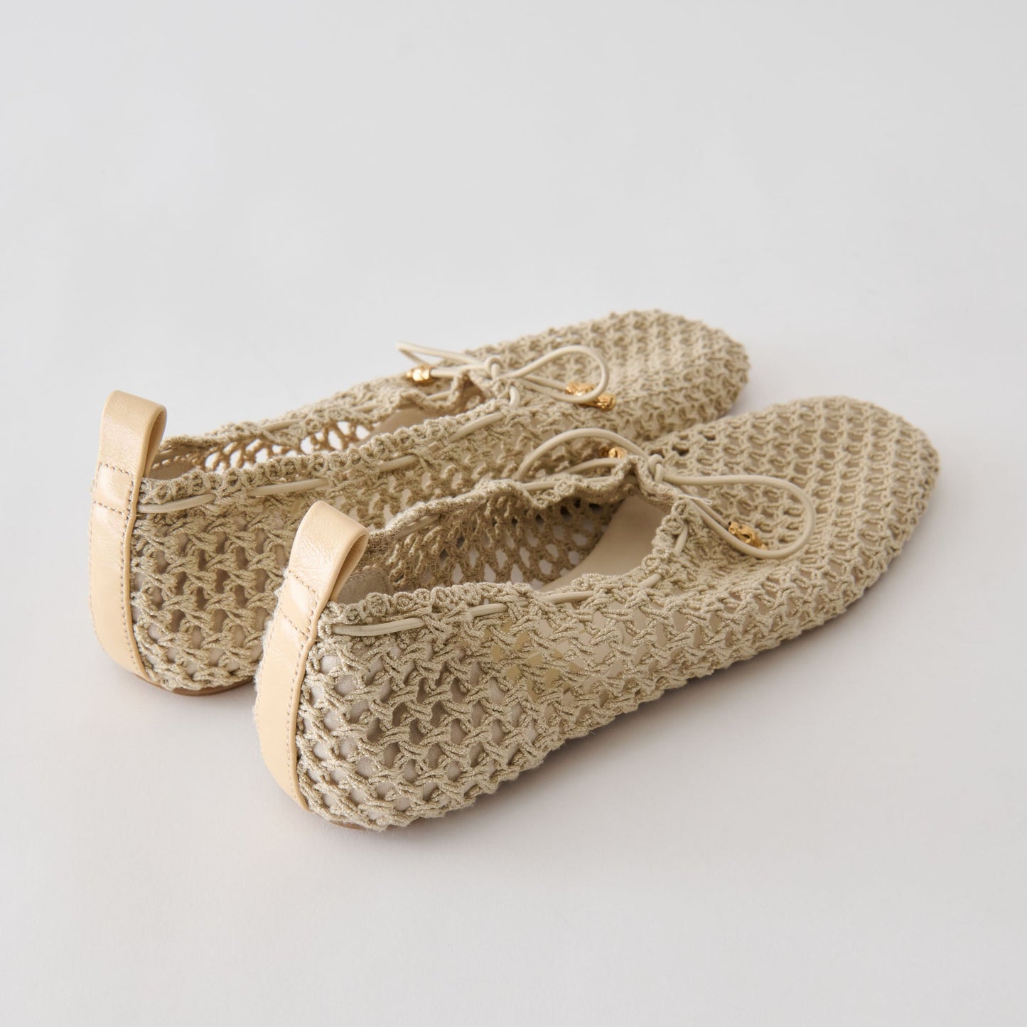 KAYLYN FLATS OATMEAL CROCHET