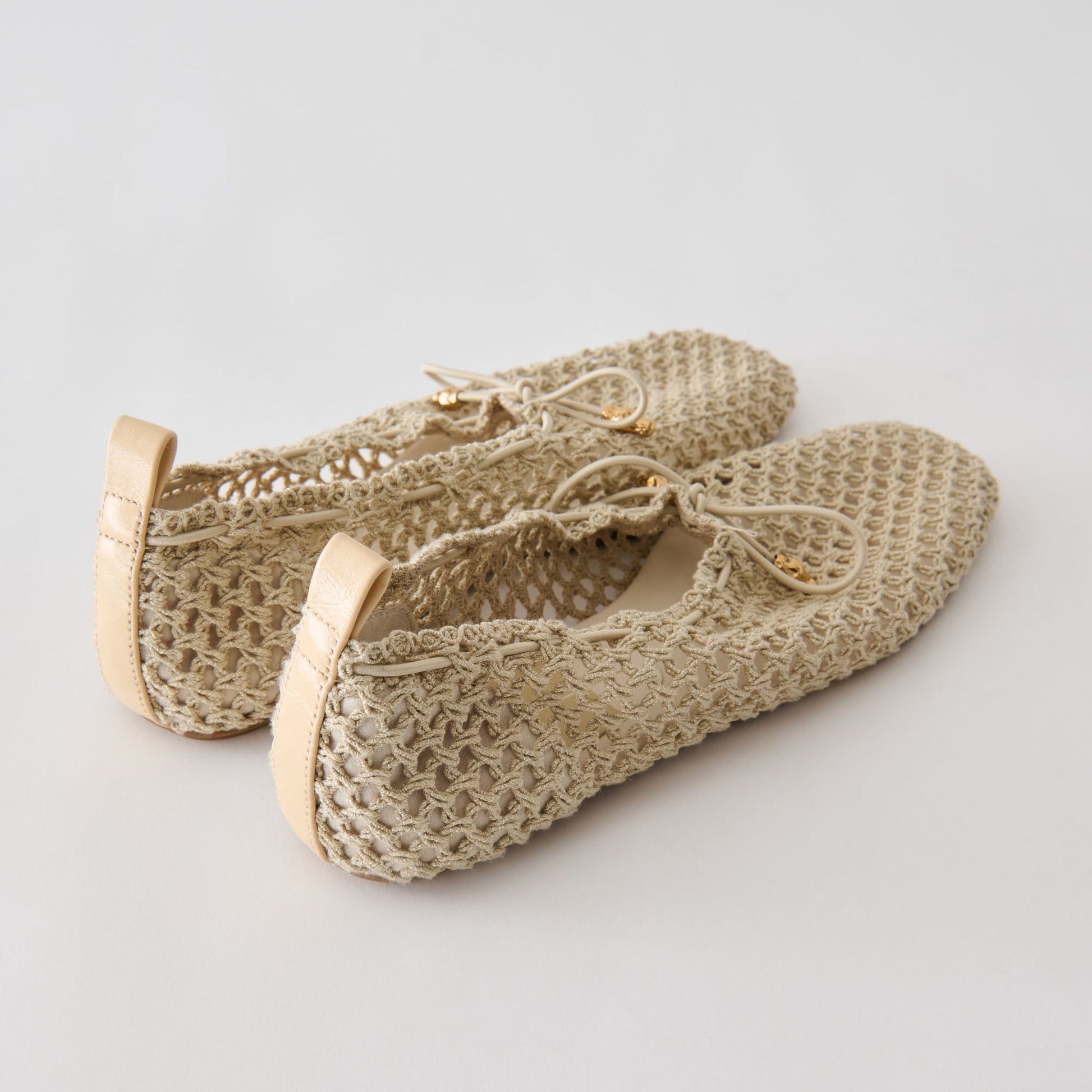 KAYLYN FLATS OATMEAL CROCHET