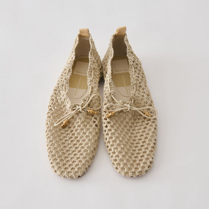 KAYLYN FLATS OATMEAL CROCHET