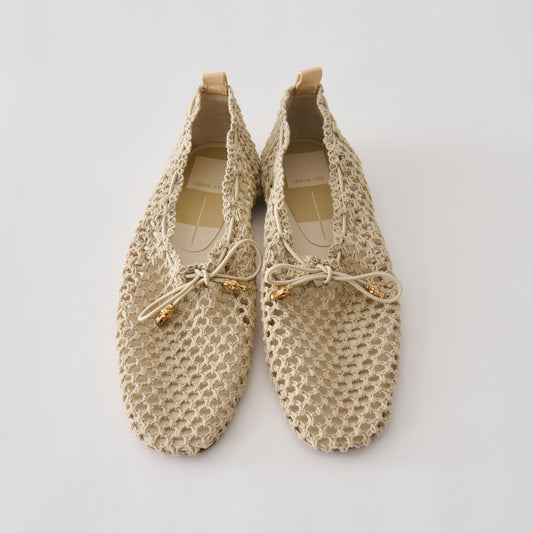 KAYLYN FLATS OATMEAL CROCHET