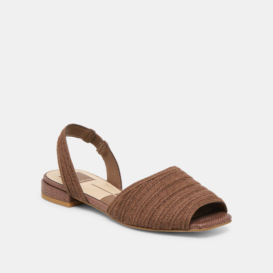 MARZY SANDALS COCOA RAFFIA