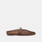 Milie Chocolate Woven Mesh Flats | Dolce Vita