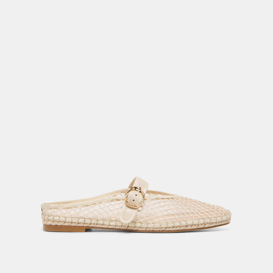 Milie Ecru Woven Mesh Flats | Dolce Vita