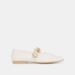 Relan Mesh White Mesh Ballet Flats | Dolce Vita