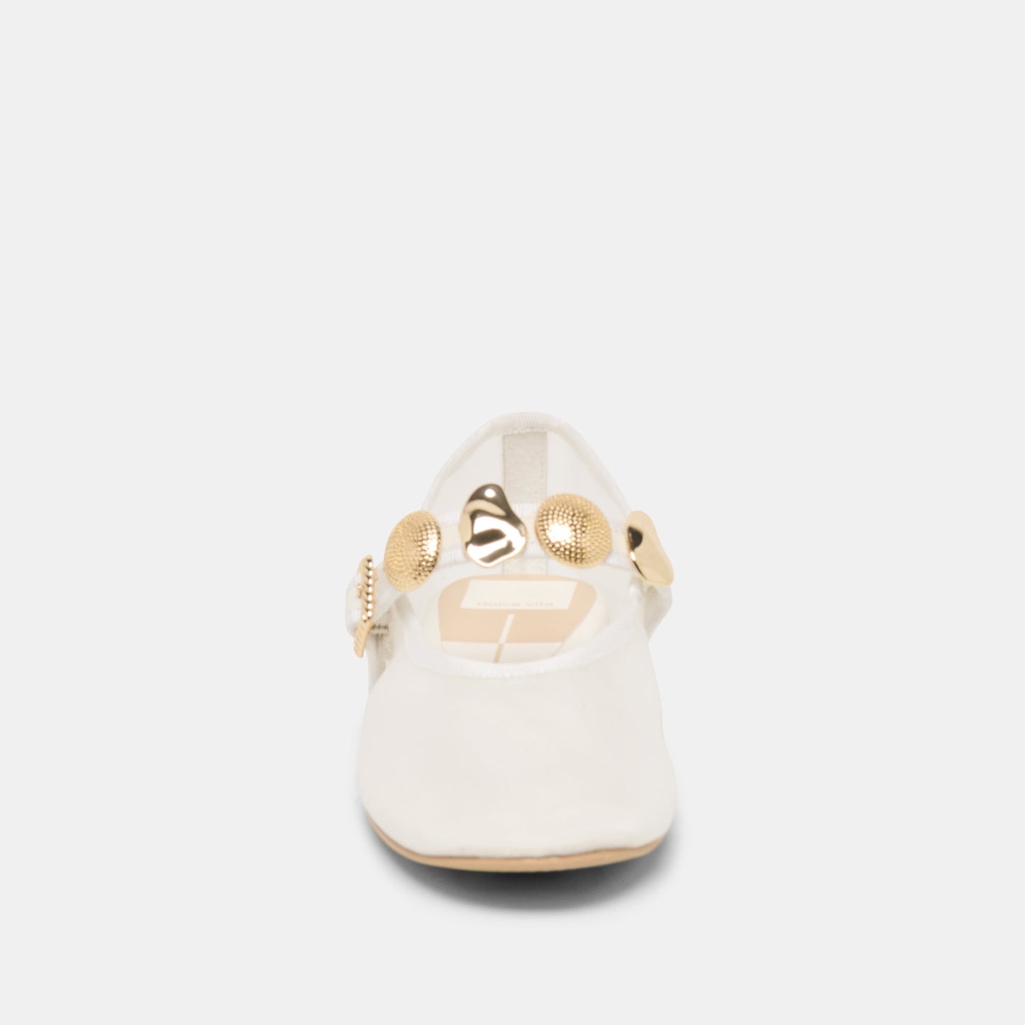 RELAN MESH BALLET FLATS WHITE MESH