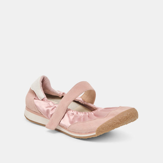 SPRUCE SNEAKERS AGED ROSE SATIN