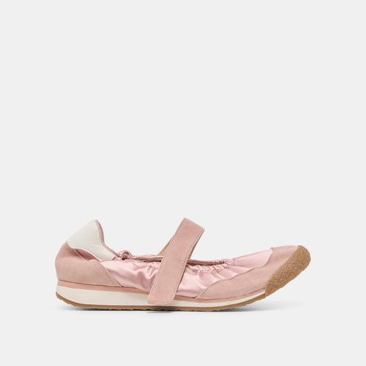 SPRUCE Aged Rose Satin Mary-Jane Ballet Sneakers | Dolce Vita