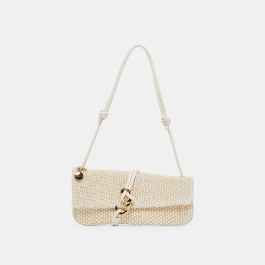 Alice Natural Raffia Shoulder Bag | Dolce Vita