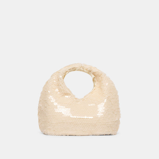 Dahlia Sequin Ivory Sequin Handbag | Dolce Vita