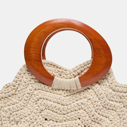 MAREN HANDBAG IVORY CROCHET