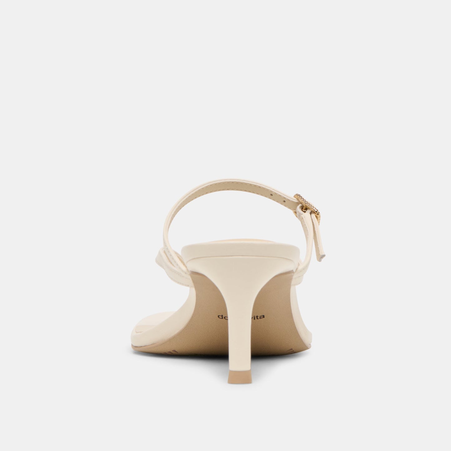 BIAGA HEELS OFF WHITE LEATHER
