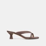 Brevel Chocolate Raffia Heels | Dolce Vita