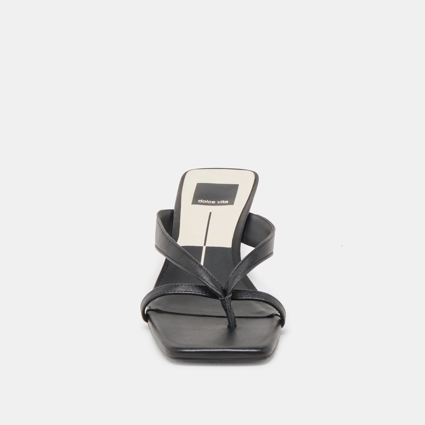 BREVEL WIDE HEELS ONYX LEATHER