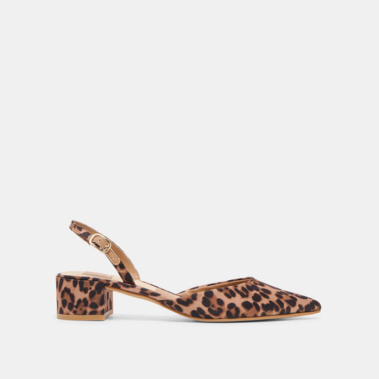 Carel Dk Leopard Satin Heels | Dolce Vita
