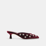 Clara Bordeaux Velvet Heels | Dolce Vita