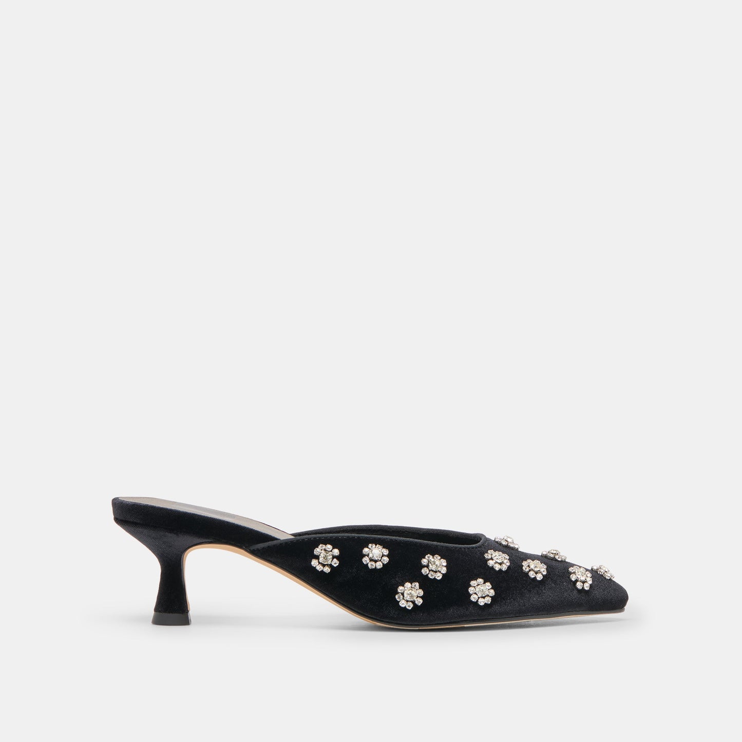 Clara Nero Velvet Heels | Dolce Vita