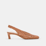 Fawne Saddle Woven Stella Heels | Dolce Vita