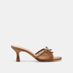 Galen Mid Brown Tulle Heels | Dolce Vita