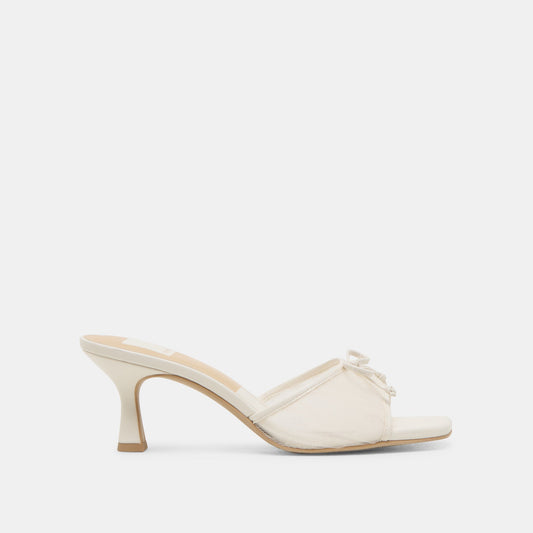 Galen White Tulle Heels | Dolce Vita