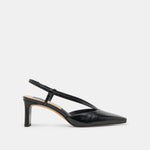 Ginay Black Leather Heels | Dolce Vita
