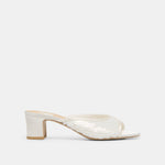 Inga Off White Satin Heels | Dolce Vita