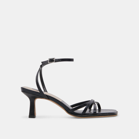 Manji Midnight Patent Leather Heels | Dolce Vita