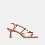 Mylee Cognac Leather Heels | Dolce Vita