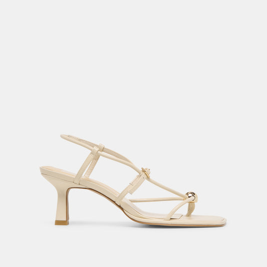 Mylee Creme Leather Heels | Dolce Vita