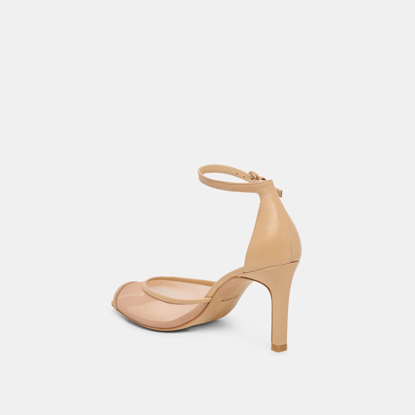 SERLO MESH HEELS CAFE MESH