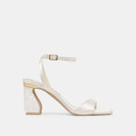 Tilda True White Satin Heels | Dolce Vita