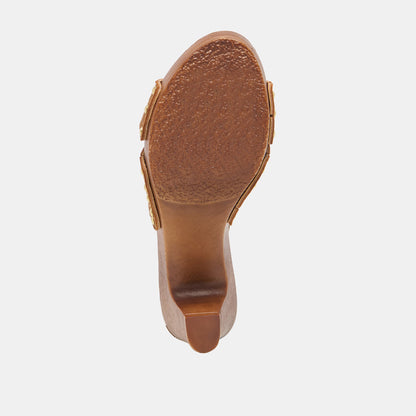 AVERIE HEELS BROWN NUBUCK