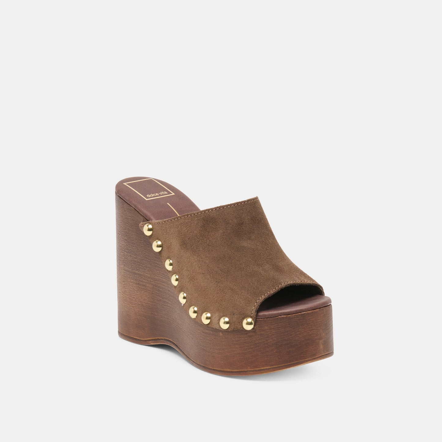 BIRK WEDGES DK BROWN SUEDE