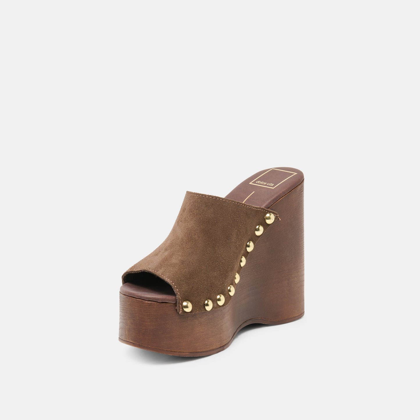 BIRK WEDGES DK BROWN SUEDE