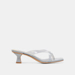 Brevel Vinyl Dusty Blue Jelly Heels | Dolce Vita