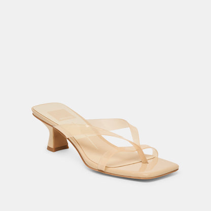 BREVEL VINYL HEELS PRALINE JELLY