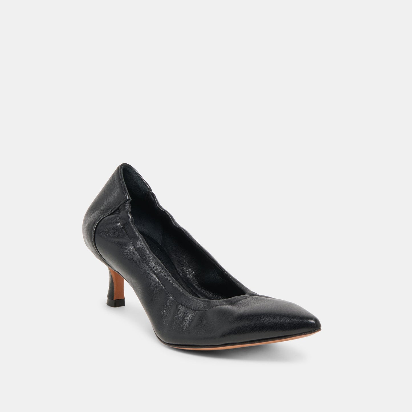 CELTIN HEELS BLACK LEATHER