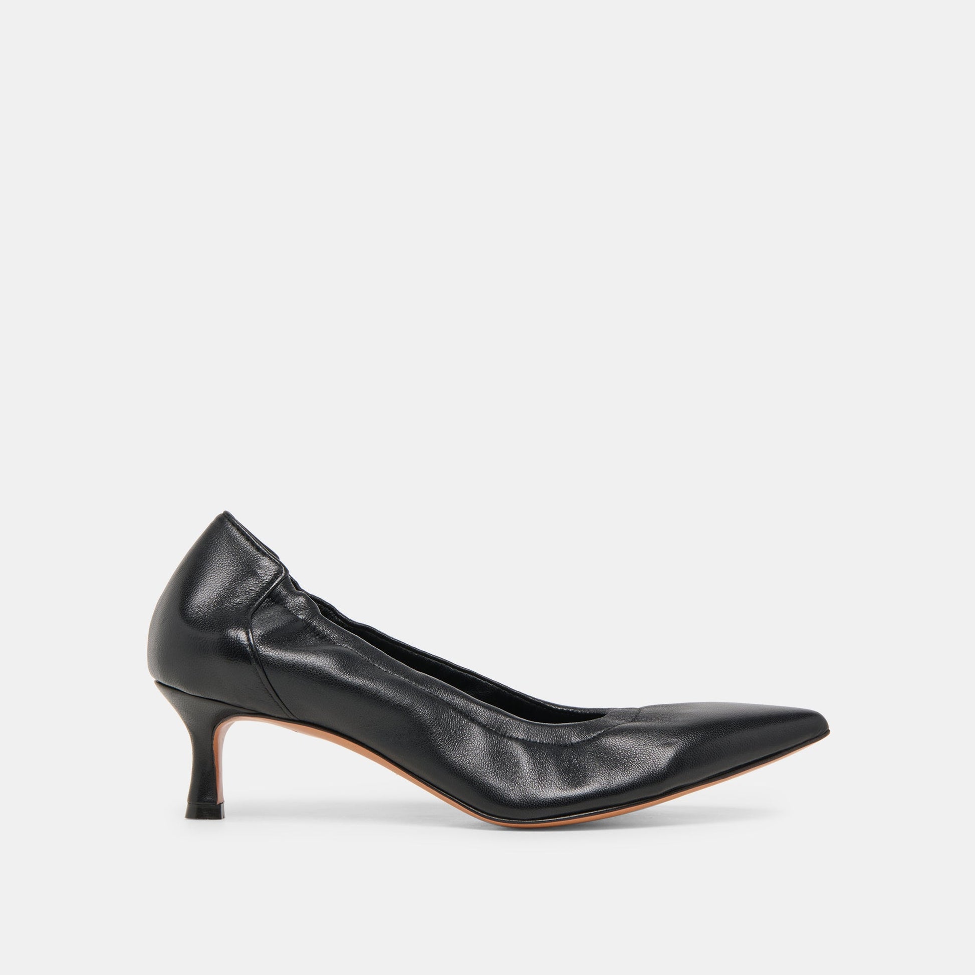 Celtin Black Leather Heels | Dolce Vita