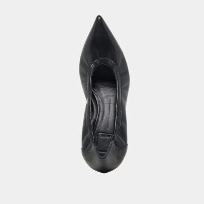 CELTIN HEELS BLACK LEATHER