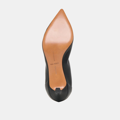 CELTIN HEELS BLACK LEATHER