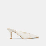 Cleo High True White Lace Heels | Dolce Vita