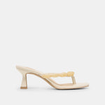 Daksie Off White Leather Heels | Dolce Vita