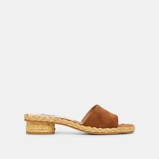 Dixi Brown Suede Sandals | Dolce Vita