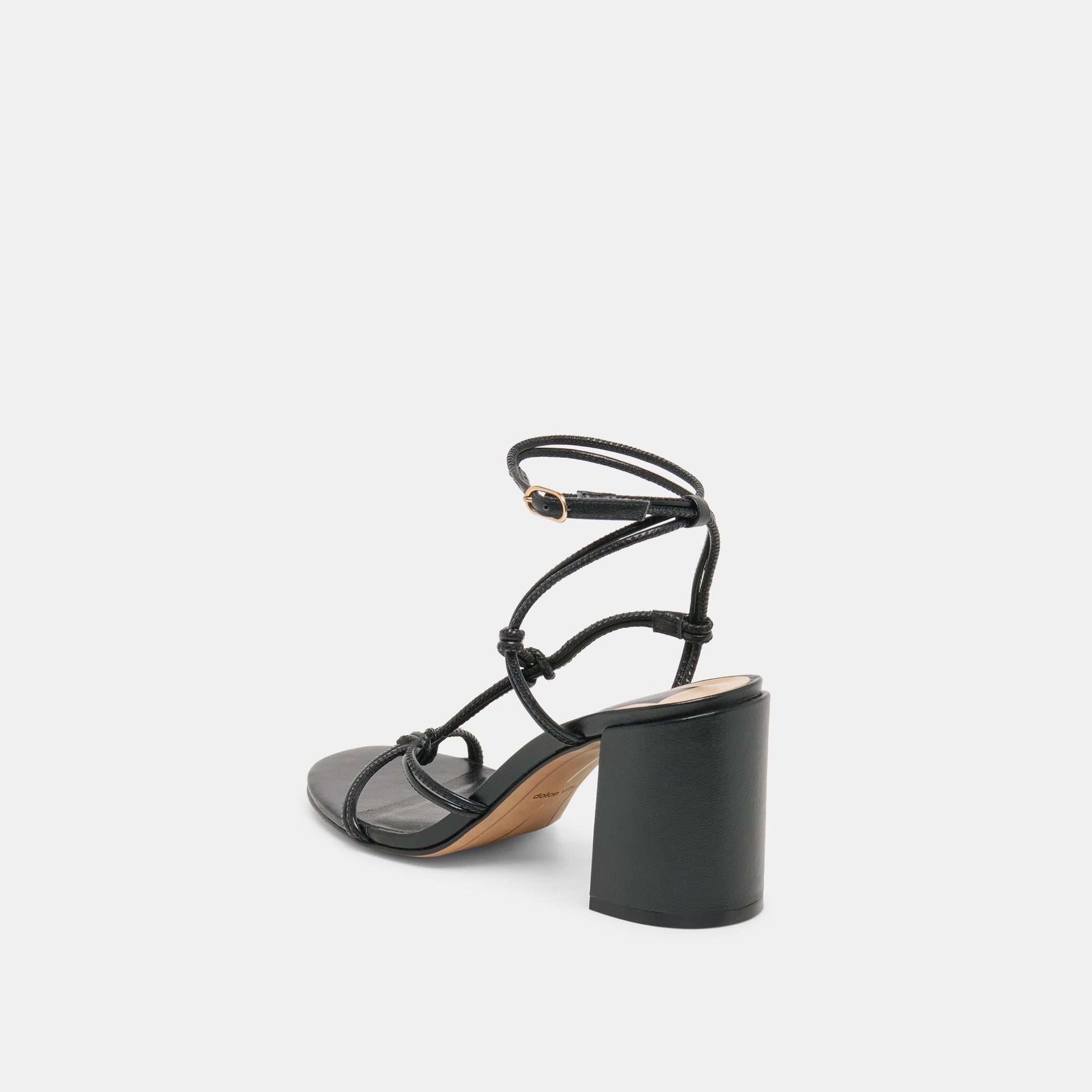 FIZZY HEELS BLACK LEATHER