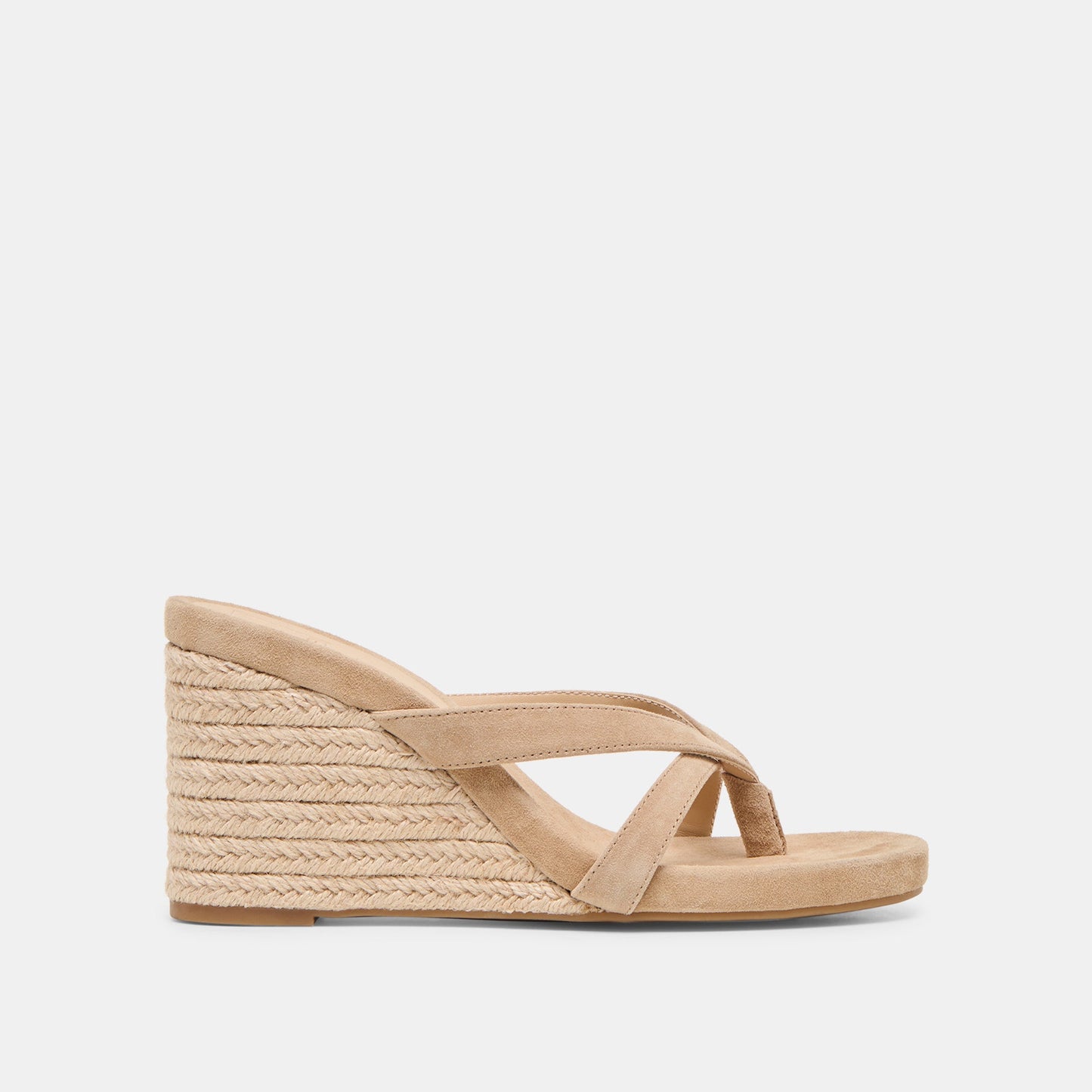 Helan Espadrille Camel Suede Wedges | Dolce Vita