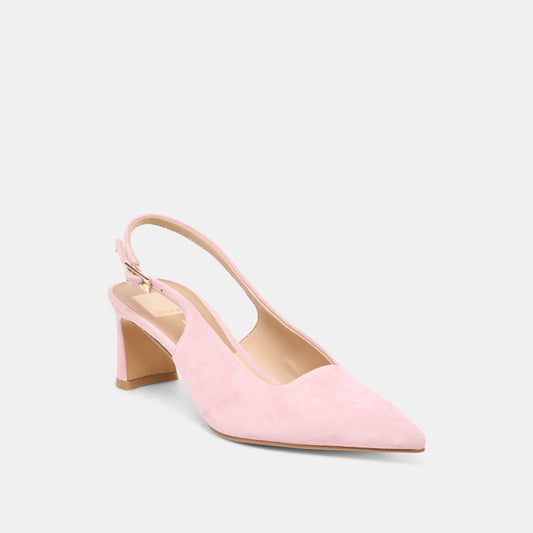 KOKO HEELS PINK SUEDE