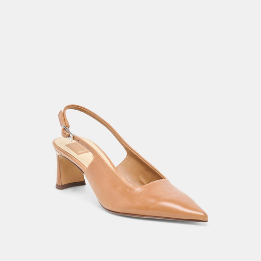 KOKO HEELS TAN LEATHER